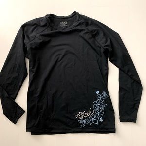 Worn once rash swim/surf/paddle top girl L/women S